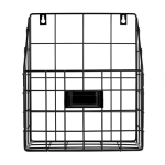 Wire Mail Basket - Wall-Mounted Hanging Folder/File Organizer